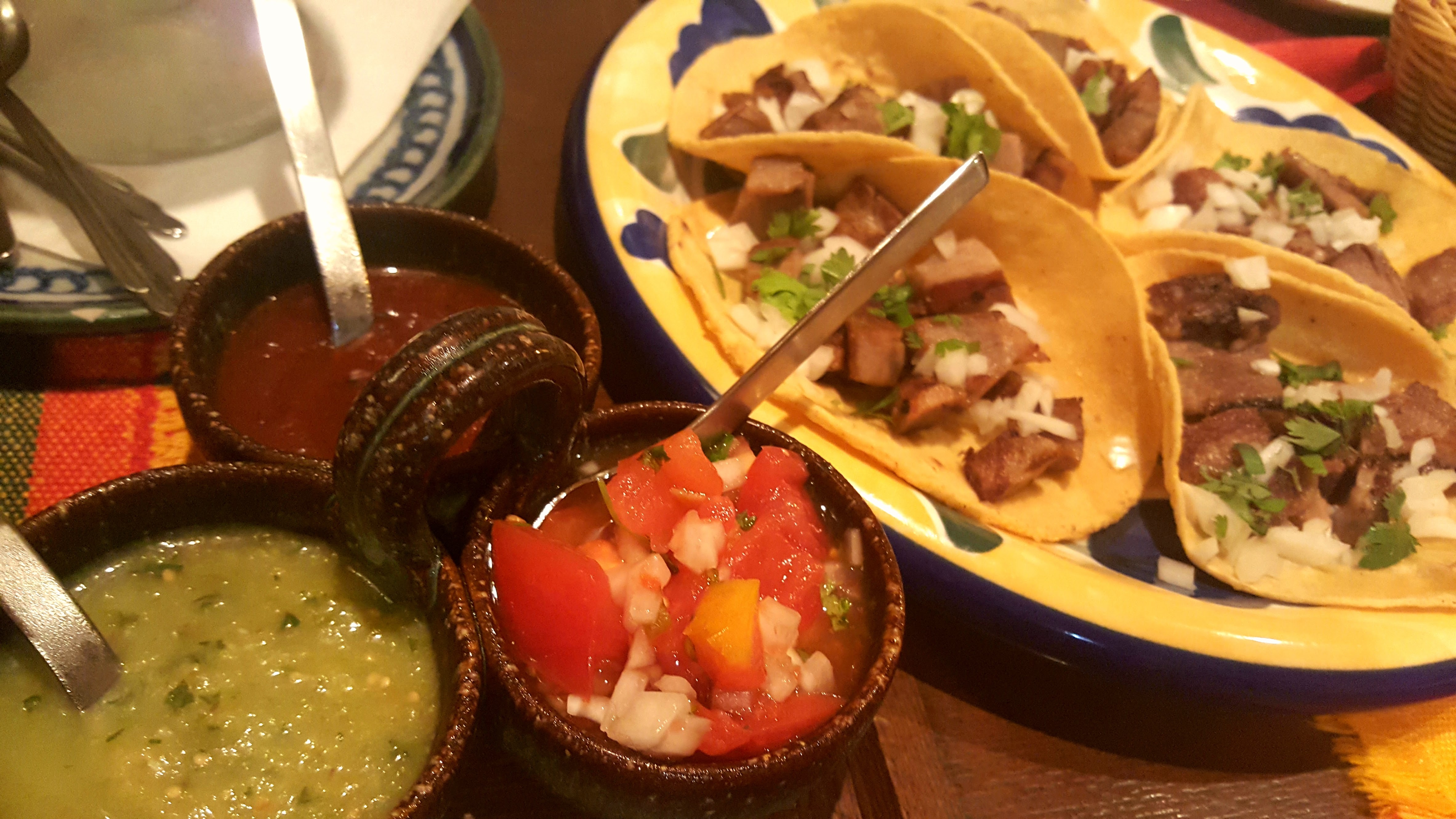 タコス　牛タン